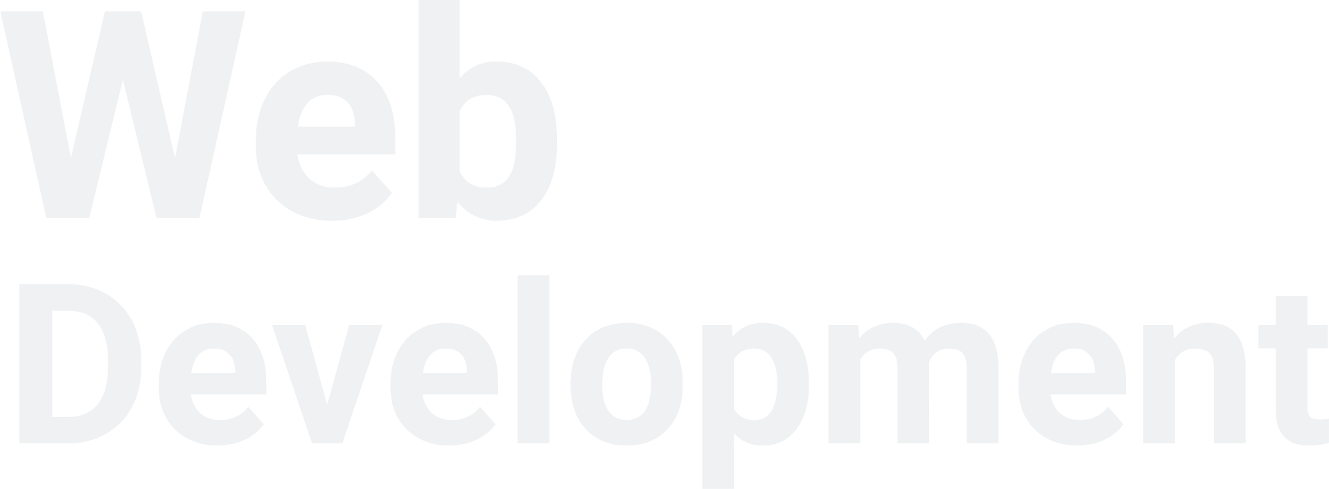 web development text